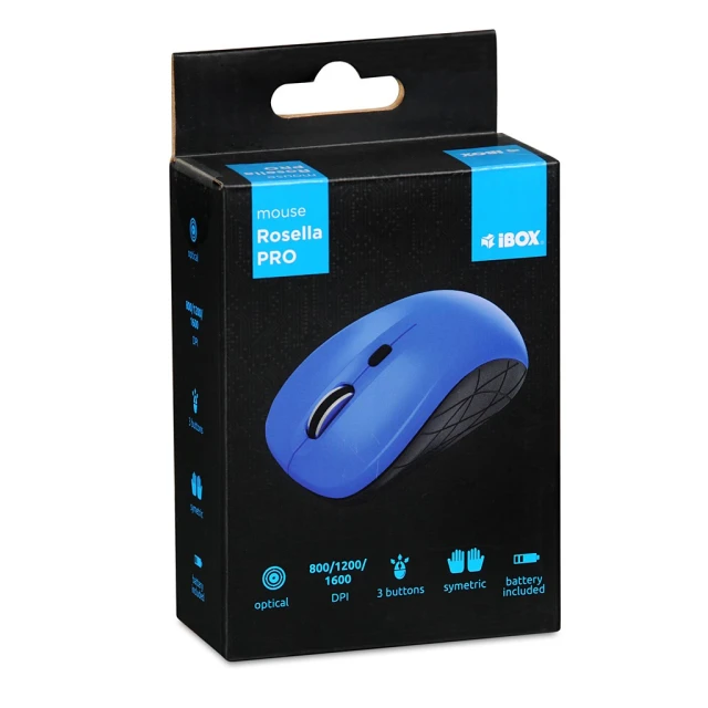 Миша iBOX Rosella Pro I009 бездротова Blue (5903968680510)