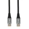 Кабель iBOX USB Type-C 60 Вт 2 м PD/QC Black (5903968680640)