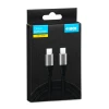 Кабель iBOX USB Type-C 60 Вт 2 м PD/QC Black (5903968680640)