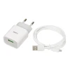 Мережевий зарядний пристрій iBOX C-41 USB 2A 1 порт microUSB White (5903968680954)