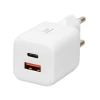 Мережевий зарядний пристрій iBOX C-42 GaN PD 33 Вт USB-A + USB-C White (5903968681098)