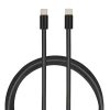 Кабель iBOX IKUTCS1B USB Type-C 60 Вт силіконовий 1 м Black (5903968681135)