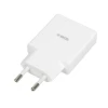 Мережевий зарядний пристрій iBOX C-43 GaN PD 30 Вт Slim USB-A + USB-C White (5903968681258)