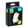 Мережевий зарядний пристрій iBOX C-65 ILUC65WUK GaN PD 65 Вт з кабелем White (5903968681357)