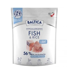 Сухий корм для собак середніх порід BALTICA Hypoallergenic Fish & Rice Light M з рибою та рисом 1 кг (5903999105518)