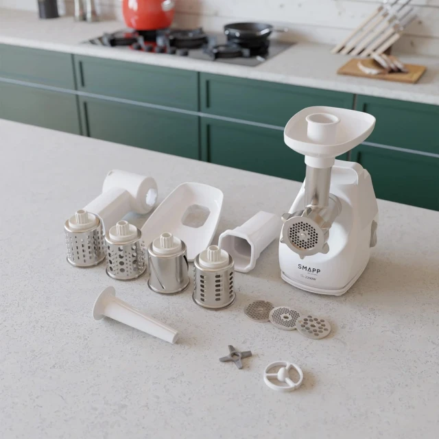 М'ясорубка з овочерізкою Smapp 490.81 White (5904013011259)