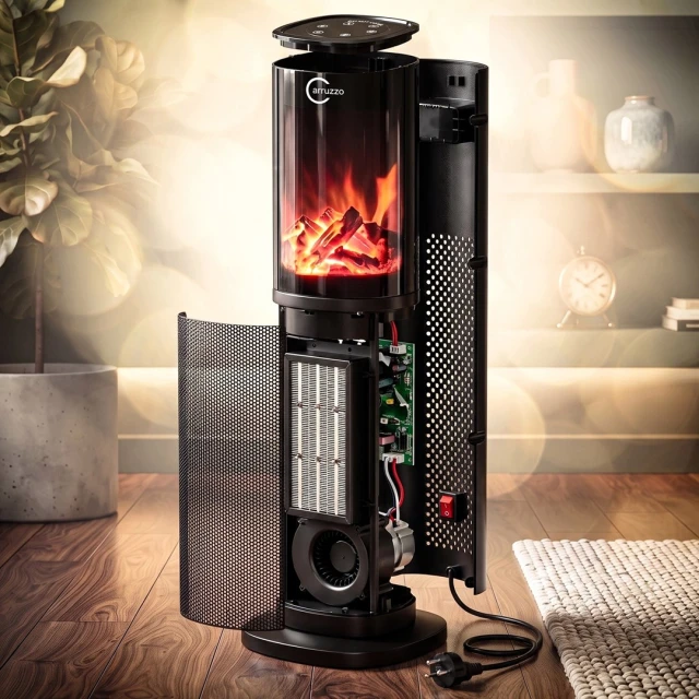 Тепловентилятор Carruzzo Q20K1 64 см Black (5904100223206)