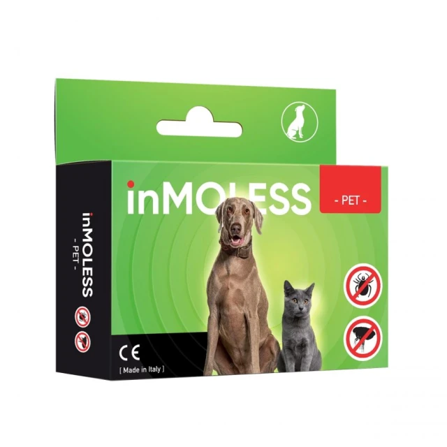 Ультразвуковий відлякувач бліх і кліщів для тварин Inmoless Pet Pink (5904209810208)