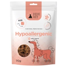Ласощі для собак PAKA ZWIERZAKA Pepe Vet Hypoallergenic з комахами 70 г (5904266540155)
