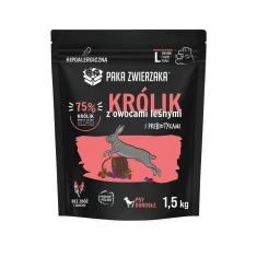 Сухий корм для собак PAKA ZWIERZAKA з кроликом та лісовими ягодами L 1,5 кг (5904266540223)