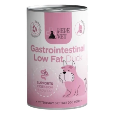 Ветеринарна дієта для собак Paka Zwierzaka Pepe Vet Gastrointestinal Low Fat з качкою 400 г (5904266540551)