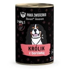 Вологий корм для собак PAKA ZWIERZAKA Seventh Heaven з кроликом та чорницею 400 г (5904266540797)