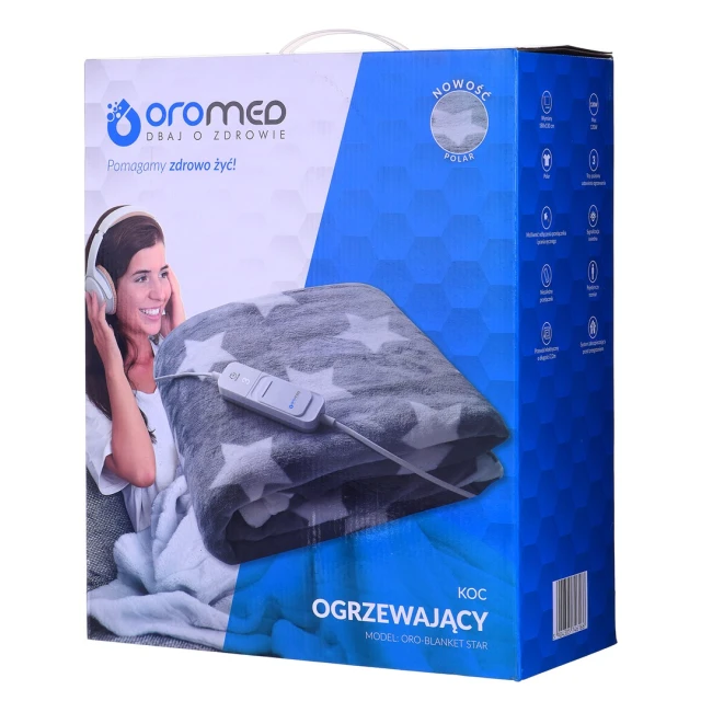 Ковдра з підігрівом Oromed велика (5904305746166)