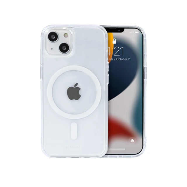 Чохол Crong Clear MAG Cover для iPhone 13 mini Transparent with MagSafe (CRG-CLRM-IP1354-TRS)