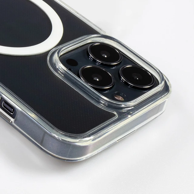 Чохол Crong Clear MAG Cover для iPhone 13 mini Transparent with MagSafe (CRG-CLRM-IP1354-TRS)