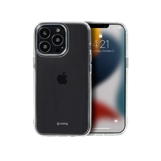 Чохол Crong Crystal Slim Cover для iPhone 13 Pro Transparent (CRG-CRSLIM-IP1361P-TRS)