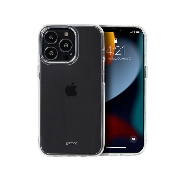 Чохол Crong Crystal Slim Cover для iPhone 13 Pro Max Clear (CRG-CRSLIM-IP1367-TRS)