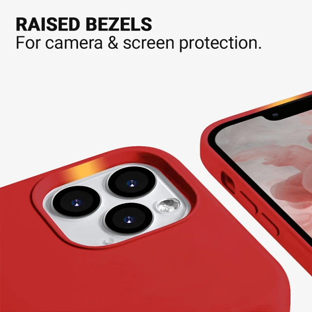 Чохол Crong Color Cover для iPhone 13 Pro Max Red (CRG-COLR-IP1367-RED)