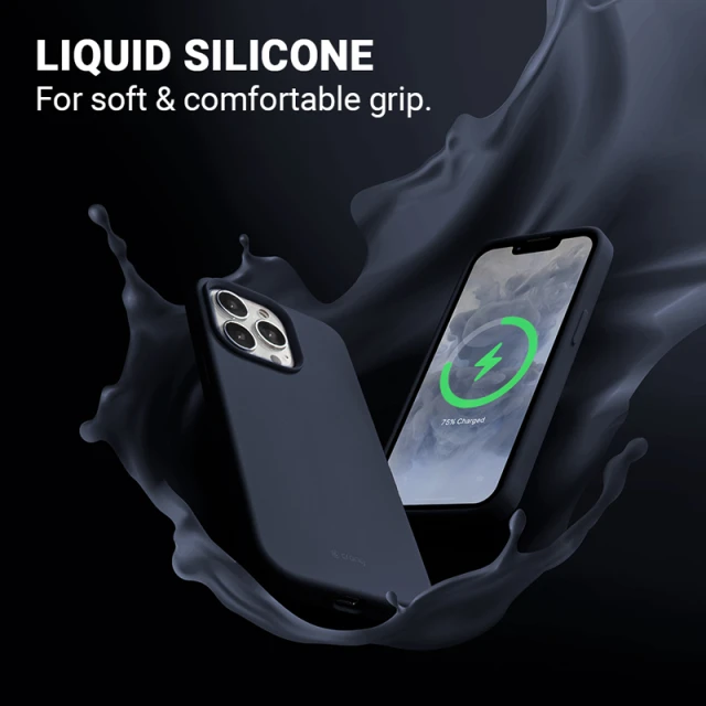Чохол Crong Color Cover Magnetic для iPhone 13 Pro Max Navy (CRG-COLRM-IP1367-BLUE)