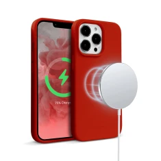 Чохол Crong Color Cover Magnetic для iPhone 13 Pro Max Red (CRG-COLRM-IP1367-RED)