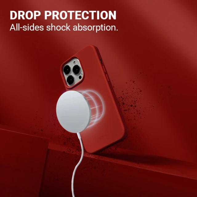 Чохол Crong Color Cover Magnetic для iPhone 13 Pro Max Red (CRG-COLRM-IP1367-RED)