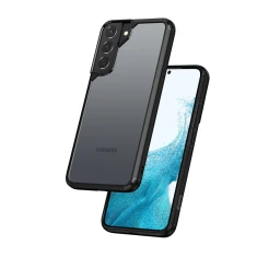 Чохол Crong Hybrid Clear Cover для Samsung Galaxy S22 Plus Black (CRG-HCLC-SGS22P-BLK)