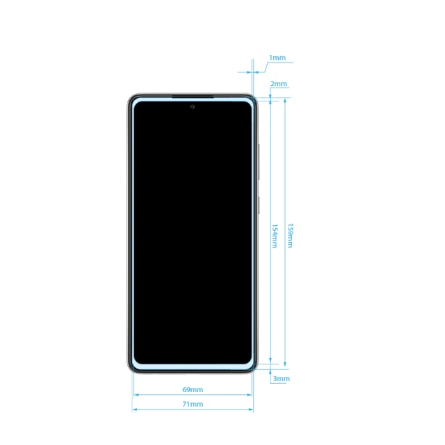 Захисне скло Crong 7D Nano Flexible для Samsung Galaxy A72 (CRG-7DNANO-SGA72)
