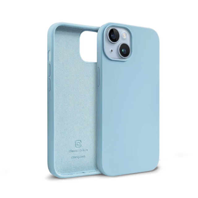 Чохол Crong Color Cover для iPhone 14 Plus Blue (CRG-COLR-IP1467-LBLU)