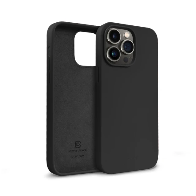 Чохол Crong Color Cover для iPhone 14 Pro Max Black (CRG-COLR-IP1467P-BLK)