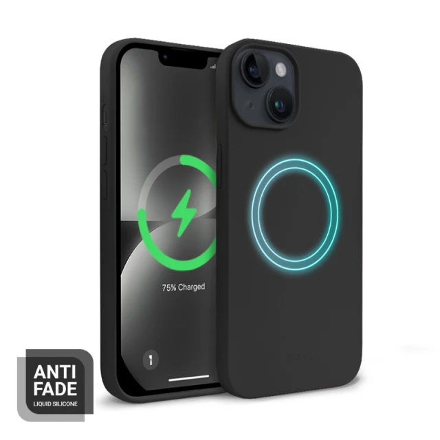 Чохол Crong Color Cover Magnetic для iPhone 14 Plus Black (CRG-COLRM-IP1467-BLK)