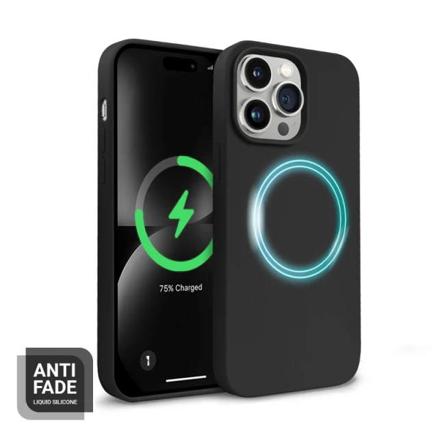 Чохол Crong Color Cover Magnetic для iPhone 14 Pro Max Black (CRG-COLRM-IP1467P-BLK)