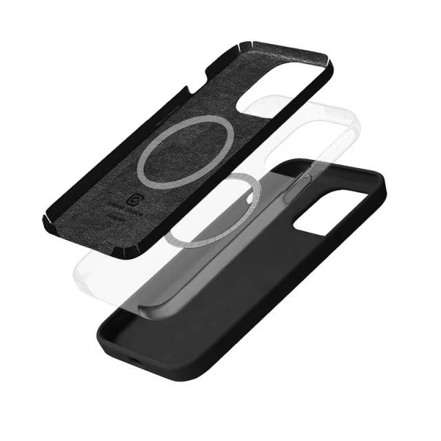 Чохол Crong Color Cover Magnetic для iPhone 14 Pro Max Black (CRG-COLRM-IP1467P-BLK)