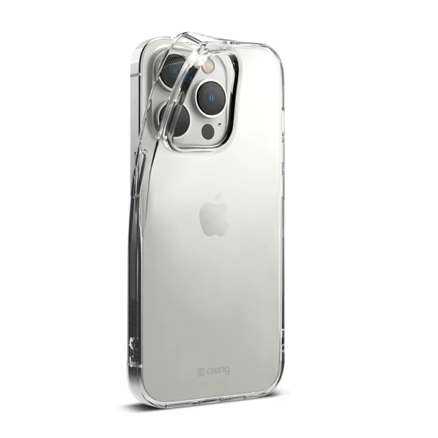 Чехол Crong Crystal Slim Cover для iPhone 14 Pro Clear (CRG-CRSLIM-IP1461P-TRS)
