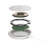 Бездротова зарядка Crong MagSpot Wireless Charger MagSafe 15W Silver (CRG-MS15W-SLV)