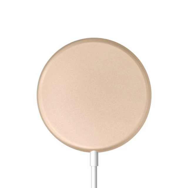 Бездротова зарядка Crong MagSpot Wireless Charger 15W Gold (CRG-MS15W-GLD)