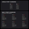 Мережевий зарядний пристрій Crong Ultra Compact GaN 2x USB-C 35W PD 3.0 White (CRG-GNCC35-WHI)
