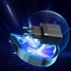 Зарядний пристрій Crong Ultra Compact GaN 2x USB-C 35W PD 3.0 Black (CRG-GNCC35-BLK)