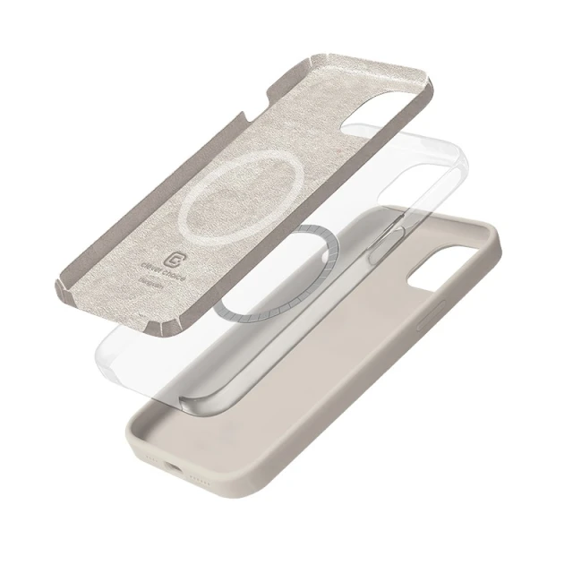 Чохол Crong Color Cover Magnetic для iPhone 14 Plus Beige (CRG-COLRM-IP1467-STN)