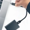 Кабель Crong Armor Link USB-A to USB-C 60W 25cm Black (CRG-AL025USAC-BLK)