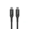 Кабель Crong Armor Link USB-C to USB-C 60W 3A 25cm Black (CRG-AL025USCC-BLK)