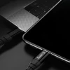 Кабель Crong Armor Link USB-C to USB-C 60W 3A 25cm Black (CRG-AL025USCC-BLK)