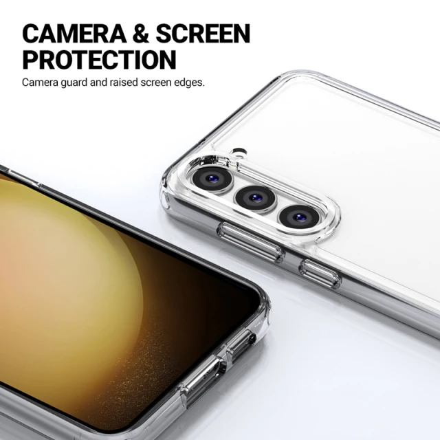Чохол Crong Crystal Shield Cover для Samsung Galaxy S23 Clear (CRG-CSHC-SGS23-TRS)