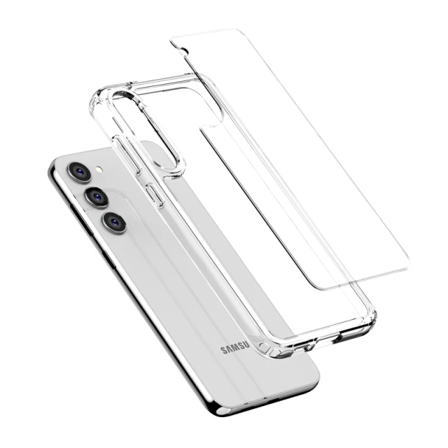 Чохол Crong Crystal Shield Cover для Samsung Galaxy S23 Plus Clear (CRG-CSHC-SGS23P-TRS)