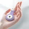 Чехол-брелок Crong Silicone Case with Key Ring для Apple AirTag 1/2 Purple (CRG-ATS-PRP)