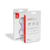 Чехол-брелок Crong Silicone Case with Key Ring для Apple AirTag 1/2 Purple (CRG-ATS-PRP)