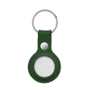 Чехол Crong Leather Case with Key Ring для Apple AirTag 1/2 Olive (CRG-ATL-OLV)