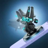 Автотримач Crong Carclip Magnetic Black (CRG-CH6-BLK)