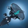Автотримач Crong Carclip Magnetic Black (CRG-CH6-BLK)