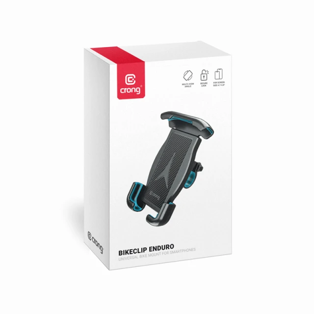 Автотримач Crong Bikeclip Enduro Black (CRG-BH1-BLK)