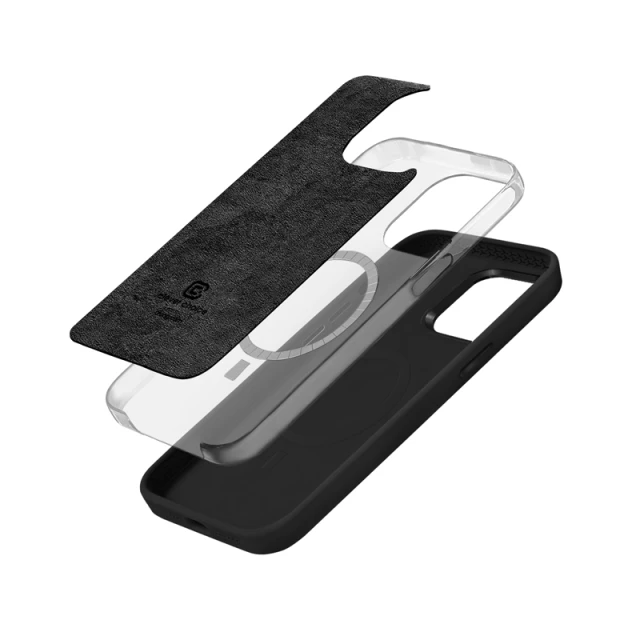 Чохол Crong Color Cover LUX Magnetic для iPhone 15 Plus Black (CRG-COLRLM-IP1567-BLK)